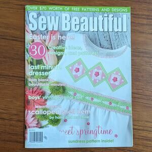 Sew Beautiful Martha Pullen Magazine Issue 123,  2009
